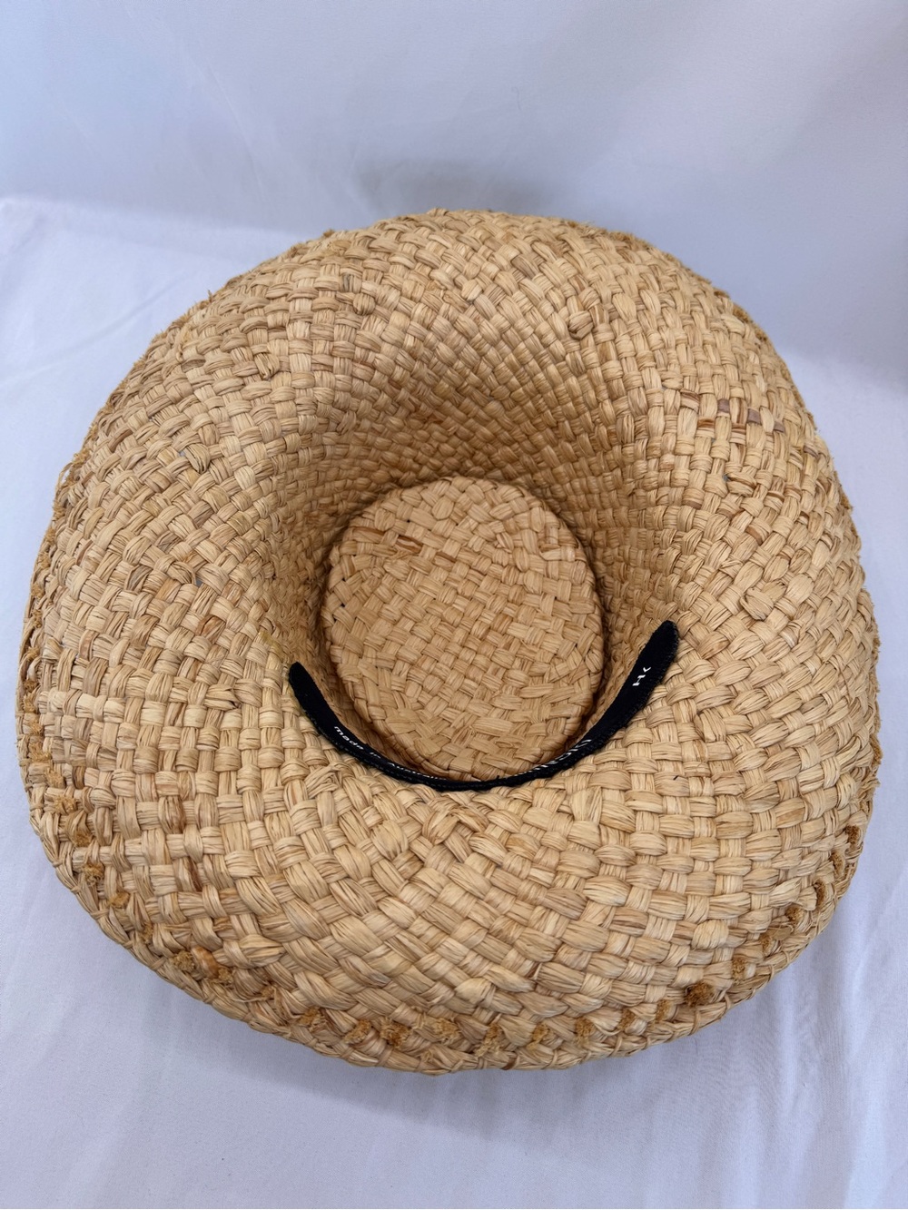 VINTAGE Rare 1980s Helen Kaminski Safari Fedora Straw Hat - Made in Australia - Picture 6 of 15